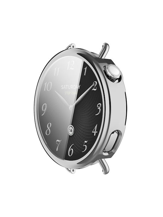 2 1 Θήκη Προστατευτικό Κάλυμμα Οθόνης Xiaomi Watch S4 41 Mm Ασημί 2 1 Θήκη Προστατευτικό Κάλυμμα Οθόνης Xiaomi Watch S4 41 Mm Ασημί