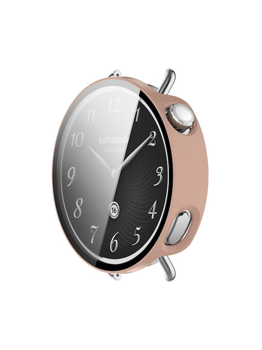 2 1 Θήκη + Γυαλί Xiaomi Watch S4 41mm Ροζ