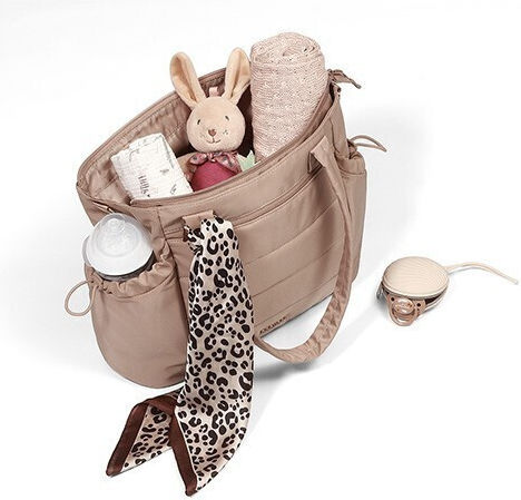 Babyono Shoulder Bag / Handbag Diaper Bag Cami Beige 45x12x30cm