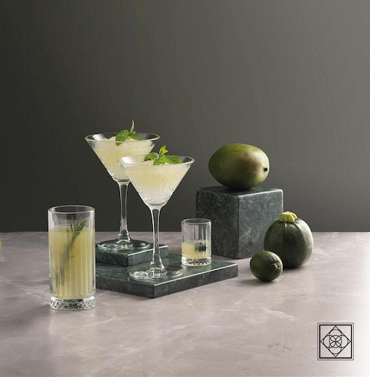 Espiel Martini Комплект Чаши Martini Коктейл Колонообразни Стъклени 220мл 4 Броя