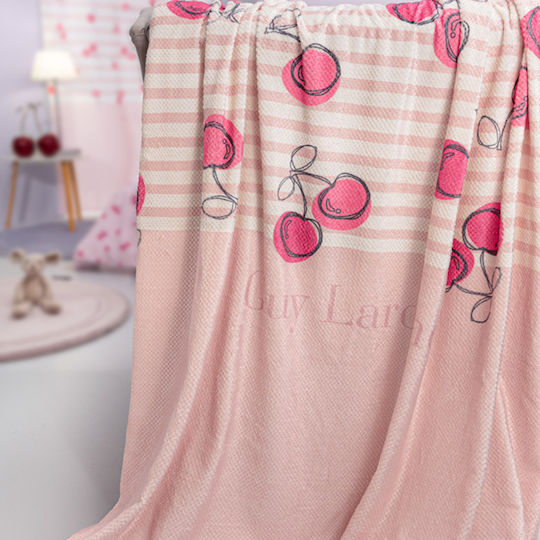 Guy Laroche Blanket Velvet Pink 220x160cm