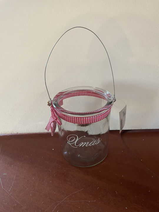 Weihnachtlich Vase Glas Transparent