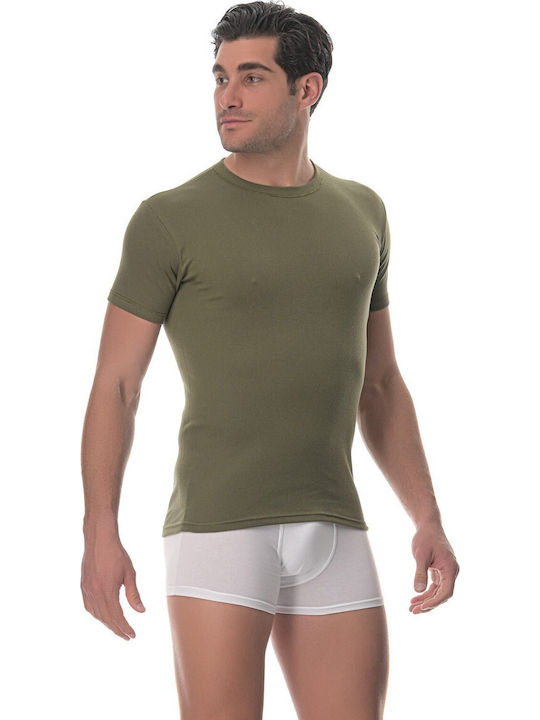 100% Men's Undershirt Khaki