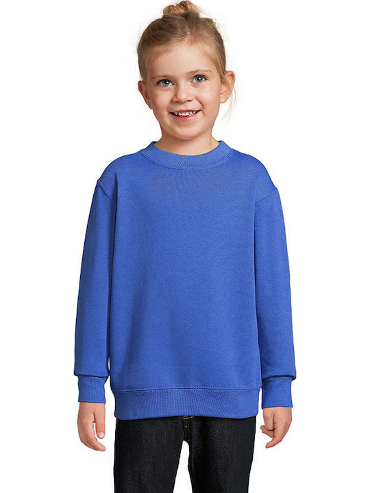 Fleece Παιδικό Φούτερ Μπλε New Supreme