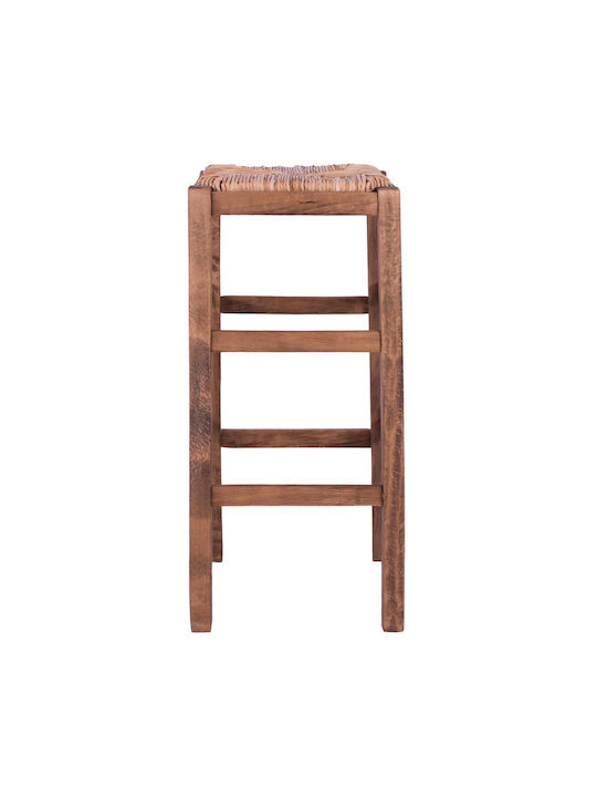 Stool Bar Wooden Walnut 37x37x80cm