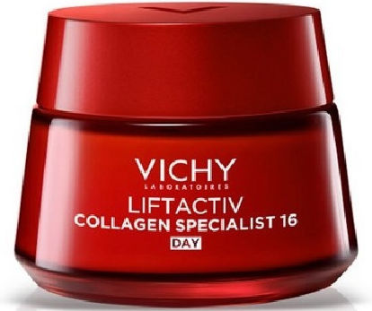 Liftactiv Collagen Specialist 16 Day Cream 50ml with Gift Night Cream 15ml & Pouch