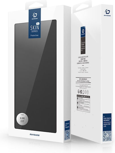 Dux Ducis Skin Book Δερματίνης / Σιλικόνης Μαύρο (Xiaomi 15T)