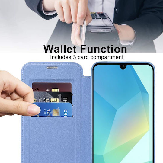 Techsuit Smartmag Book Albastru (Galaxy A17Oppo A17)