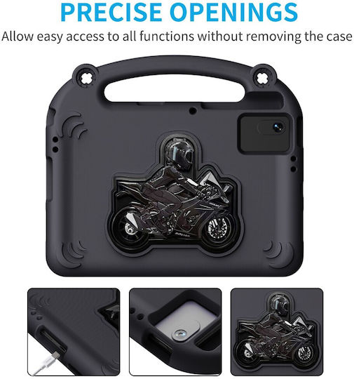 Back Eva Back Cover Durable for Kids Blacη (Samsung Galaxy Tab S11, S10 FE, S9 FE, S9, S8, S7, Xiaomi Pad 6, Redmi Pad 2, Redmi Pad SE, Lenovo Tab M11, Huawei MatePad SE 11) 040410