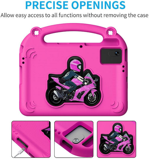 Back Eva Flip Cover Pink (Samsung Galaxy Tab S11, S10 FE, S9 FE, S9, S8, S7, Xiaomi Pad 6, Redmi Pad 2, Redmi Pad SE, Lenovo Tab M11, Huawei MatePad SE 11) 040412