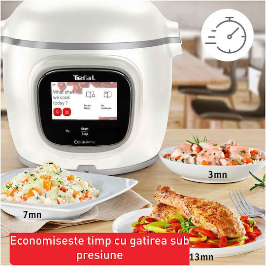 Tefal Cook4me Touch Pro Мултикукър 1600W с Капацитет 6лт
