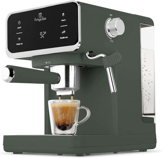 Berlinger Haus Automatic Espresso Machine 950W Pressure 20bar Green BH-9850