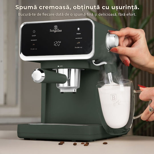 Berlinger Haus Automatic Espresso Machine 950W Pressure 20bar Green BH-9850