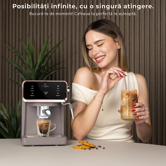 Berlinger Haus Μηχανή Espresso 950W Πίεσης 20bar Καφέ BH-9846