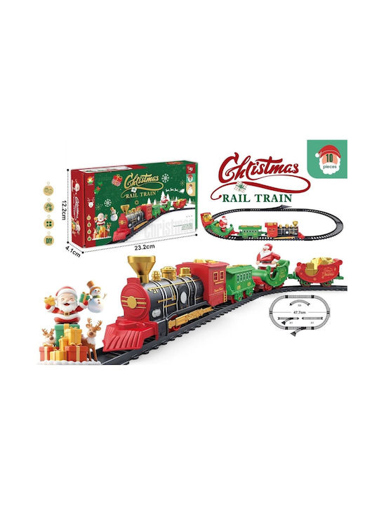 Christmas Tree Train Light Sound 10 Pieces