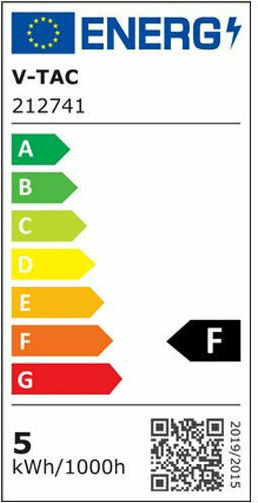 V-TAC LED Bulbs 4.5W for Socket GU10 Cool White 400lm 6pcs