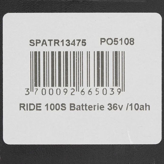 Μπαταρια Ηλεκτρικο Scooter Urban Glide Ride100s 36v/10ah Spatr13475