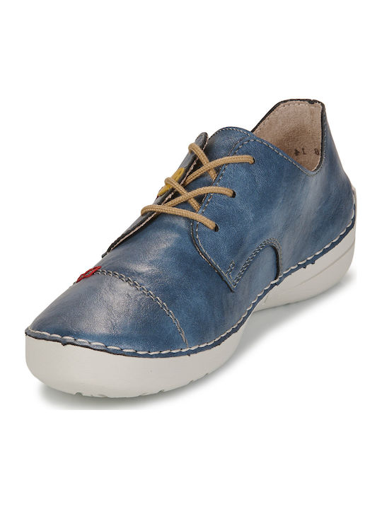 Γυναικεία Oxfords σε Μπλε Χρώμα