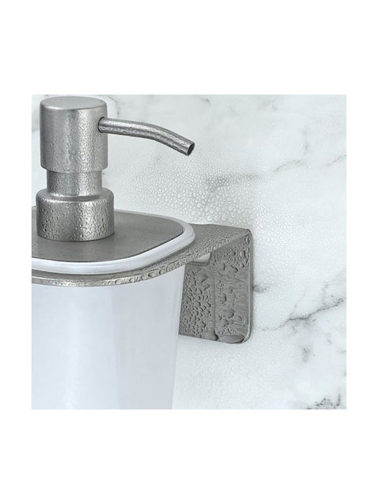 Inter Ceramic Επιτοίχιο Dispenser από Ανοξείδωτο Ατσάλι Γκρι 300ml