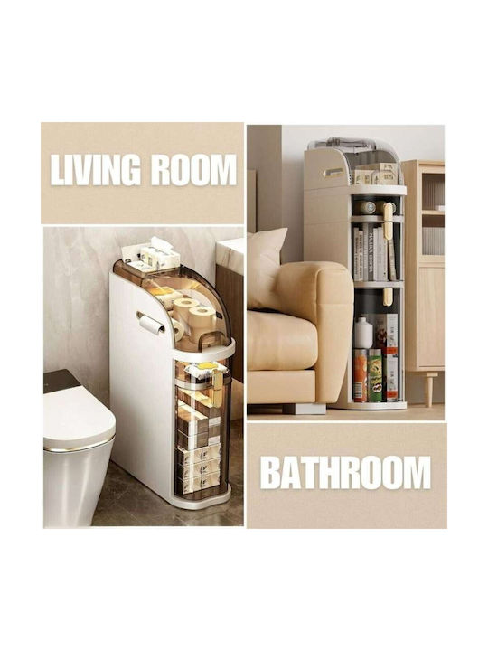 Floor Cabinet Shelf Space Organizer Beige StoreMaster 130