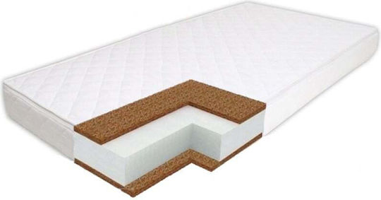 Smartic Ortopedic Saltea Pentru Patut cu Nucă de cocos & Latex 60cmx120cmx12cm