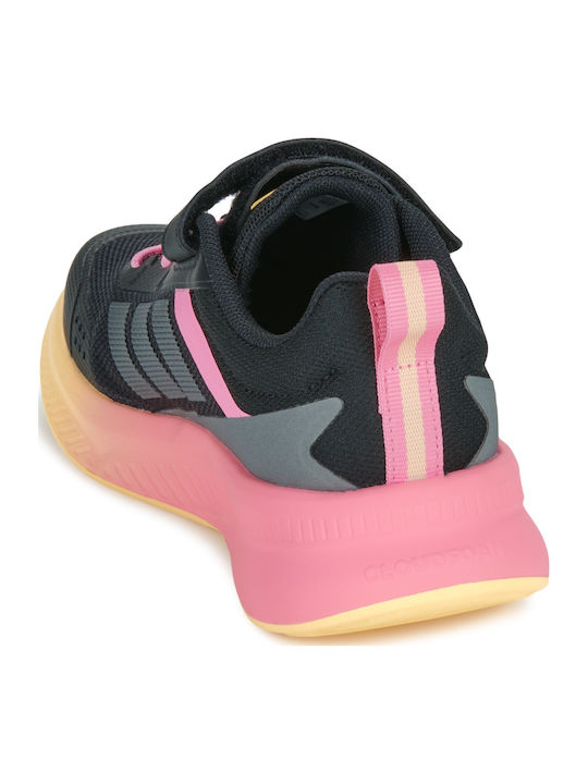 Fortarun Fortarun 4.0 Kids Sports Shoes Running with Hoop & Loop Closure Black