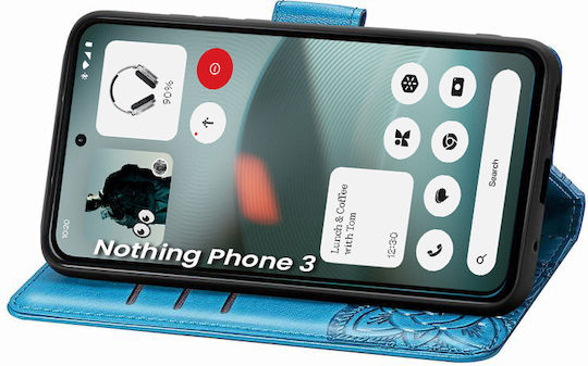 Book Piele artificială Albastru (Nothing Phone (3))