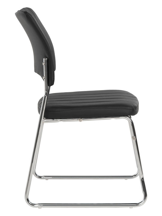 Stuhl Quenti in Schwarz Farbe 47x54x84cm 4Stück