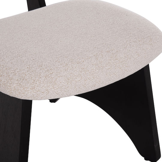 Bellisi Dining Room Fabric Chair Ecru 53x56x78cm