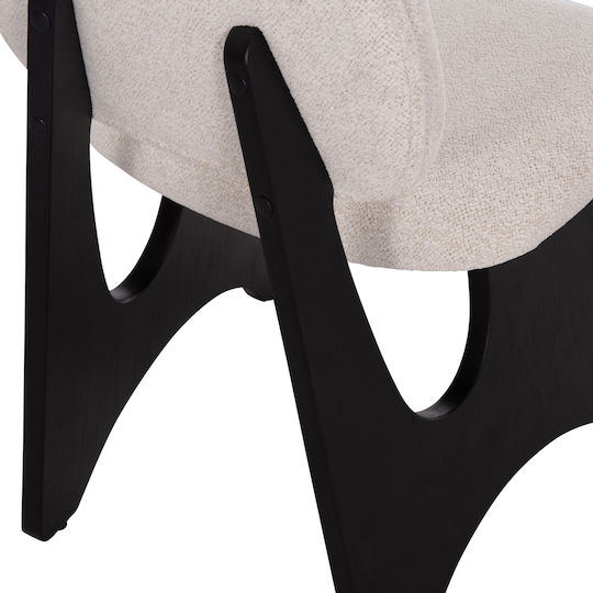 Bellisi Dining Room Fabric Chair Ecru 53x56x78cm