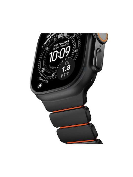 Nomad Λουράκι Ανοξείδωτο Ατσάλι Μαύρο (Apple Watch 44/45/46mm/Ultra 49mm)