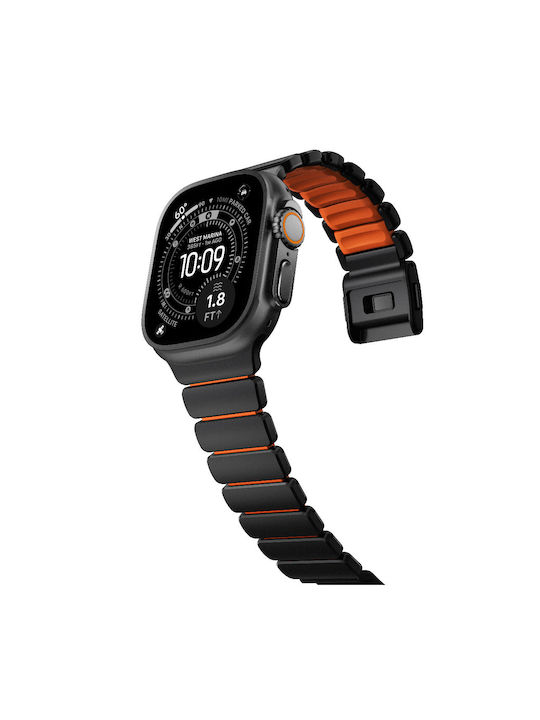 Nomad Λουράκι Ανοξείδωτο Ατσάλι Μαύρο (Apple Watch 44/45/46mm/Ultra 49mm)