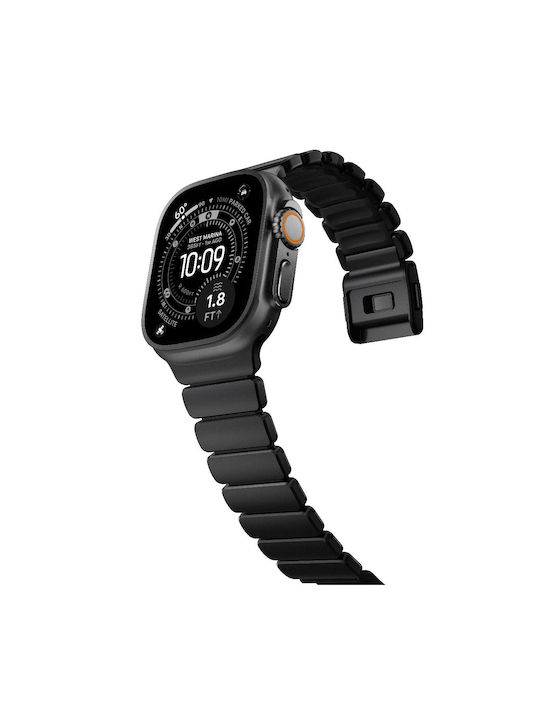 Nomad Λουράκι Ανοξείδωτο Ατσάλι Μαύρο (Apple Watch 44/45/46mm/Ultra 49mm)