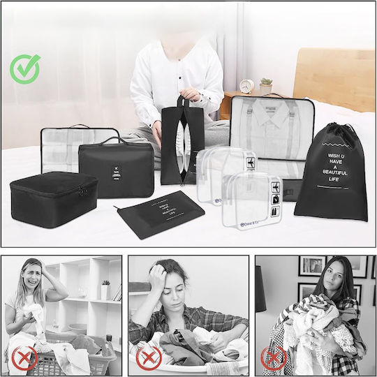 Quasar Organizator auto Neagră 8buc