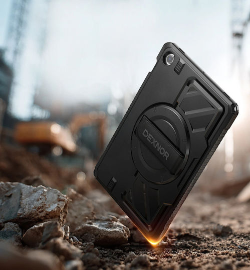 Dexnor Back Cover Rotativă Rezistentă Negra (Samsung Galaxy Tab A9+)