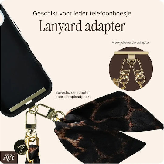 Λουράκι Χειρός Avy Scarf Wristband Αποσπώμενο Θήκες Κινητών Smartphones Panthera Chic 8719246497797