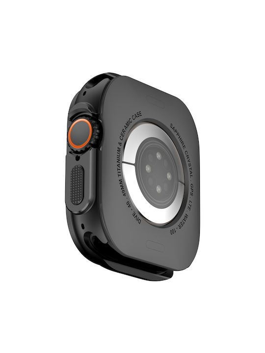 Μεταλλική Θήκη σε Μαύρο χρώμα για Apple Watch Ultra 3, Ultra 2, Ultra 49mm Μεταλλική Θήκη σε Μαύρο χρώμα για Apple Watch Ultra 3, Ultra 2, Ultra 49mm