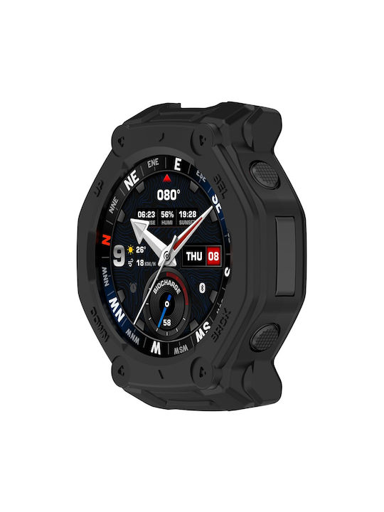 Carcasă de Silicon în culoarea Negru pentru Amazfit T-Rex 3 Pro