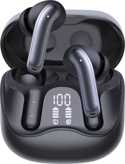 Techsuit EchoFit Pro In-Ear Bluetooth-Freisprecheinrichtung Kopfhörer mit Ladeetui Schwarz