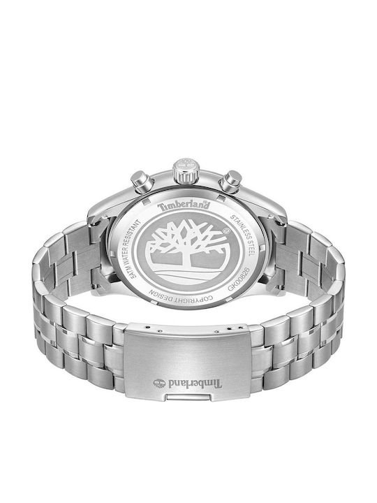 Timberland Timberland Men's Watch 44mm Battery with Silver Metal Bracelet