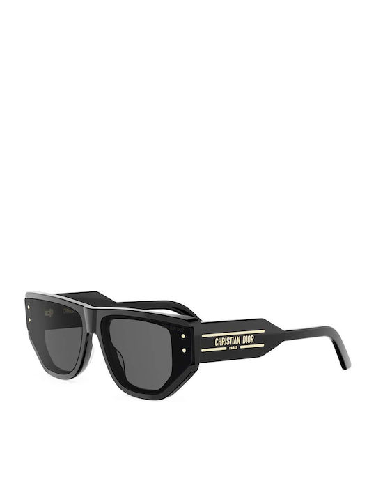 Dior Unisex Γυαλιά Ηλίου με Μαύρο Κοκκάλινο Σκελετό και Μαύρο Φακό S15I 10A0 01A