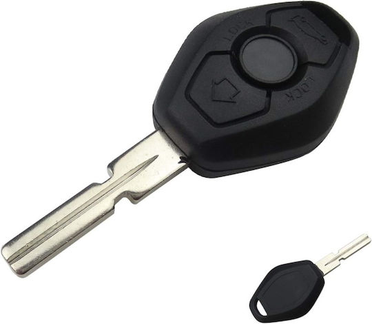 Techstar Autoschlüssel Schutzhülle 3 Tasten 4-Spur Klinge Bmw – Kompatibilität E46 E39 E60 X3 X5