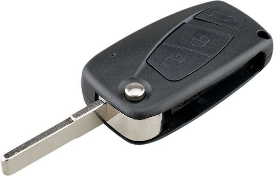 Husă Cheie Auto Techstar Compatibilă Fiat Punto Ducato Stilo Panda Bravo Idea Doblo 3 Butoane