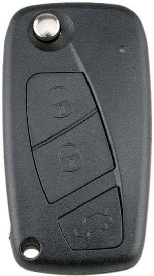 Husă Cheie Auto Techstar Compatibilă Fiat Punto Ducato Stilo Panda Bravo Idea Doblo 3 Butoane