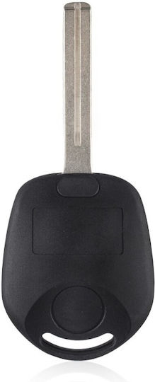 Techstar Car Key Case Compatible Ssang Yong Rexton 2 Buttons