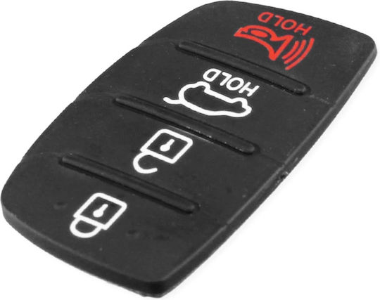 Membrană Din Cauciuc Pentru Cheie Auto Cu 4 Butoane Compatibilă Hyundai Tucson Santa Fe Ix45 Sonata I40 – Înlocuire Tastă Telecomandă