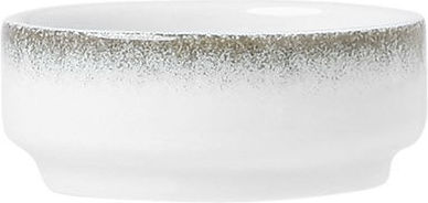 Estia Pearl Pearl Dip Serving Bowl Round made of Porcelain White with Diameter 6.5cm