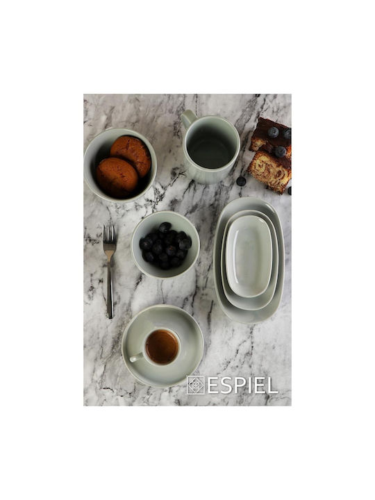 Espiel Essentials Dip Serving Bowl Round Ceramic Gray with Diameter 12cm