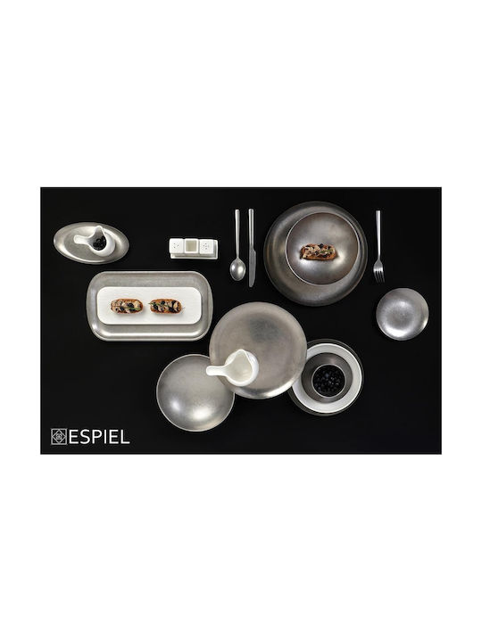 Espiel Snow Dip Serving Bowl Round Inox Silver with Diameter 10cm
