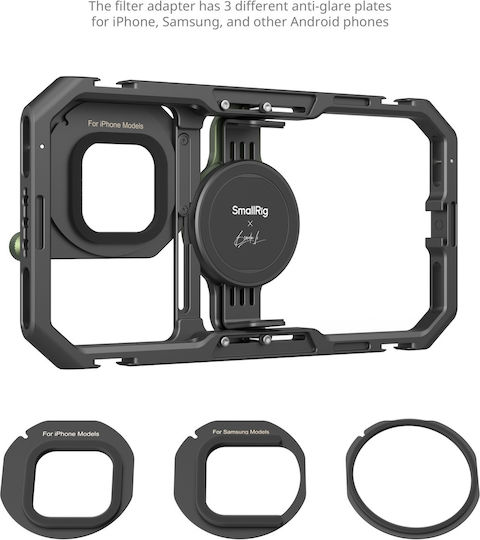 SmallRig 4596b Mobile Video Kit Vollständiges Schnellwechselplatte Co-Design Edition